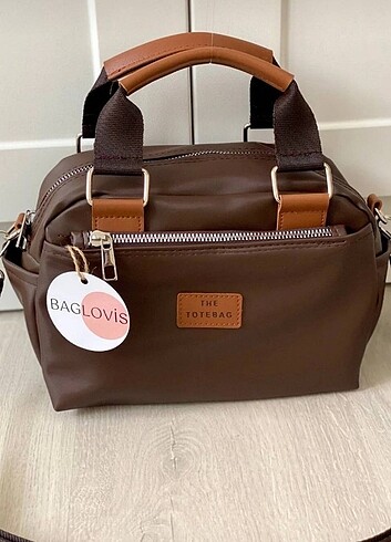 Beden kahverengi Renk THE TOTE BAG SATEN KUMAŞ ASKILI ÇANTA