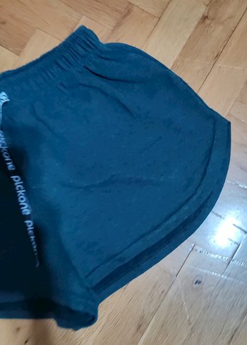 Kadın Lacivert Pamuklu Mini Şort - Görsel 3