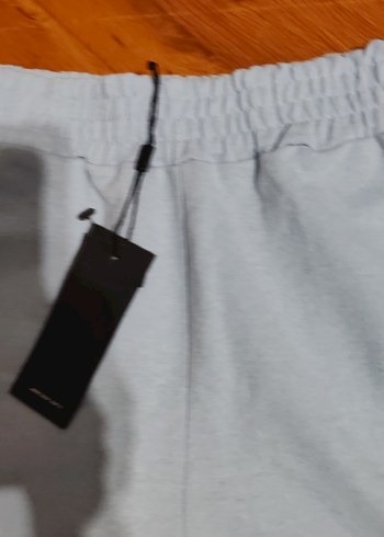 Mavi Pamuklu Rahat Mini Şort - Görsel 2