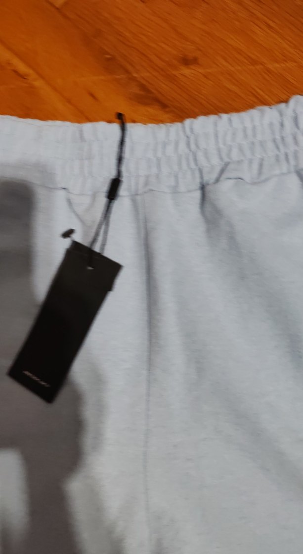 Mavi Pamuklu Rahat Mini Şort - Görsel 2