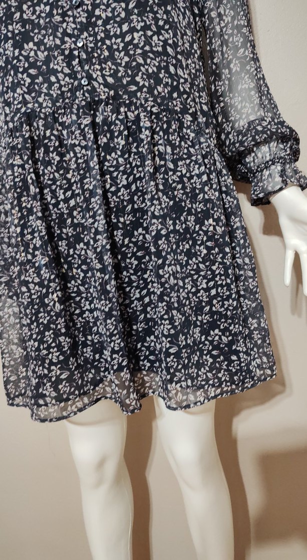 Siyah Bohem Uzun Kollu Midi Elbise - Görsel 3