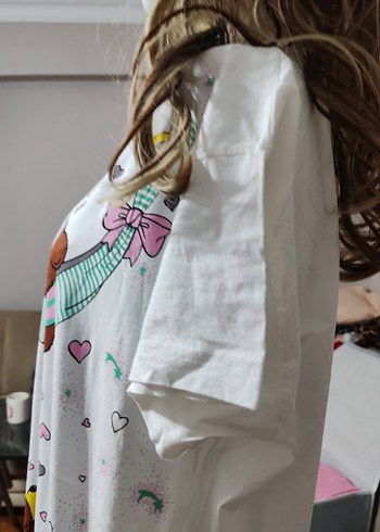 Baskılı penye  Gecelik - Görsel 6