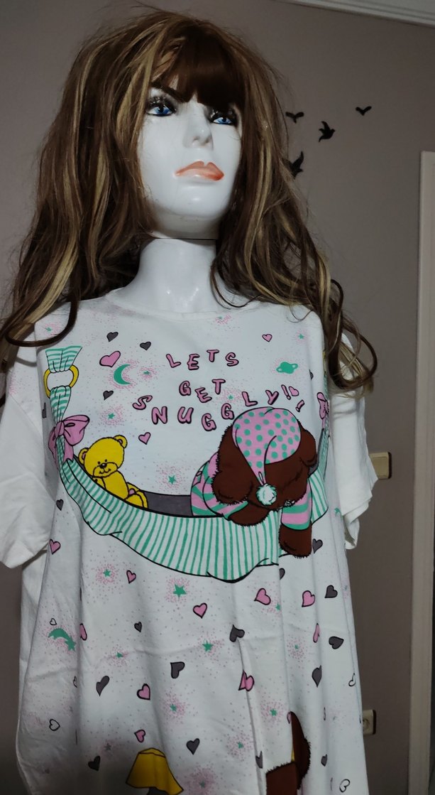 Baskılı penye  Gecelik - Görsel 2