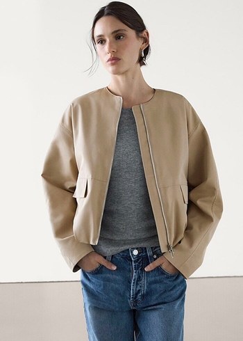 Massimo Dutti Massimo Dutti Bomber Ceket