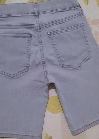 C&A Gri Erkek Çocuk Denim Şort