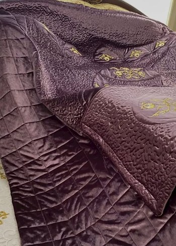 Elfatun Maraş İşi Sim Sırma Yatak Örtüsü - Görsel 4