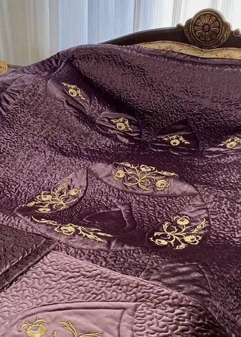 Elfatun Maraş İşi Sim Sırma Yatak Örtüsü - Görsel 2