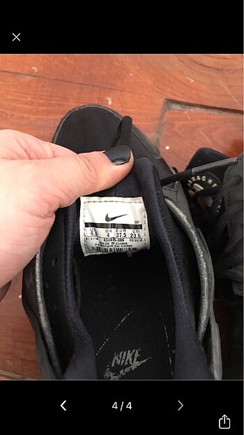 36,5 Beden siyah Renk Nike Huarache