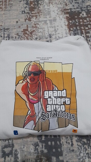 l Beden beyaz Renk Gta san andreas sweatshirt