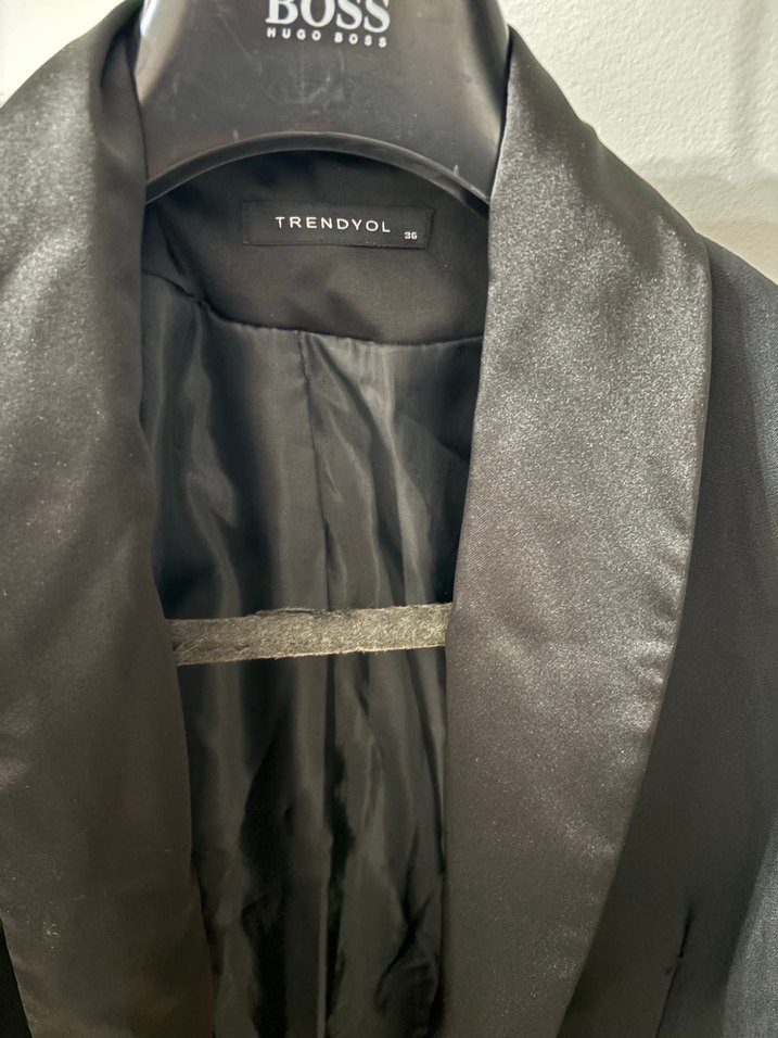 Kadın Siyah blazer - Görsel 2