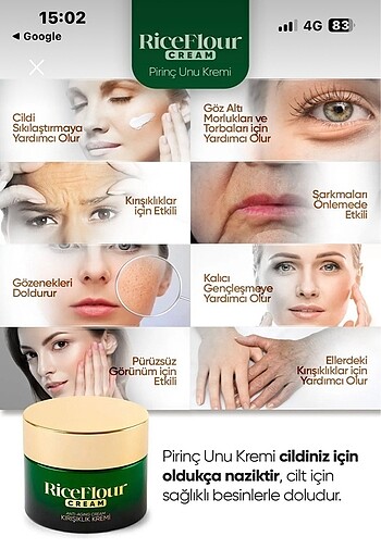 Beden Renk RiceFlour Cream