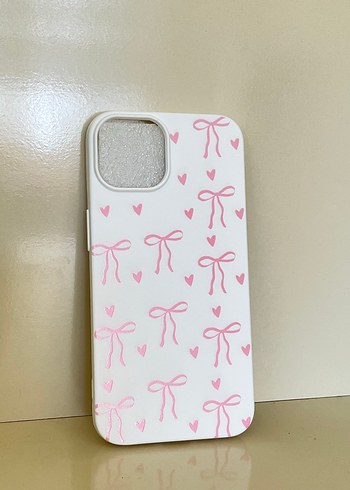 Pembe Fiyonk Desenli Telefon Kılıfı