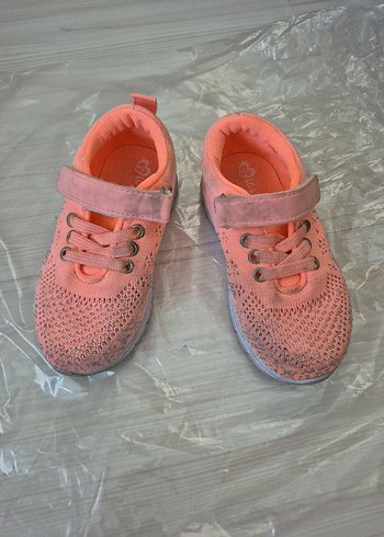 Pembe Kız Çocuk Spor Ayakkabı Velcro