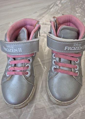 Kız Çocuk Gri Frozen II Spor Ayakkabı orjinal lisanslı