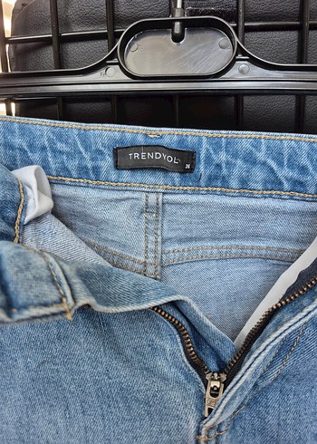 Trendyol Mavi Midi Boy Normal Kesim Kadın Kot Pantolon
