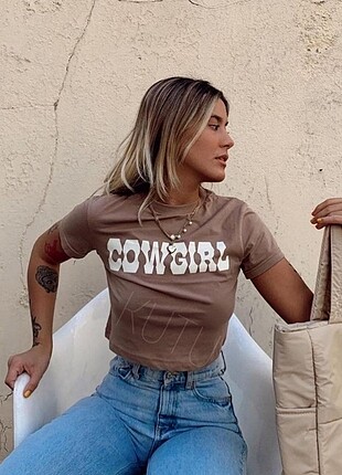 Cow girl crop top 