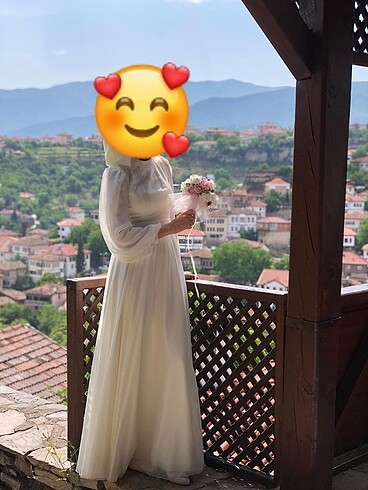 Nikah elbisesi tesettür