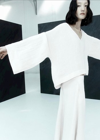 Massimo Dutti limited edition etek kazak triko takım - Görsel 3