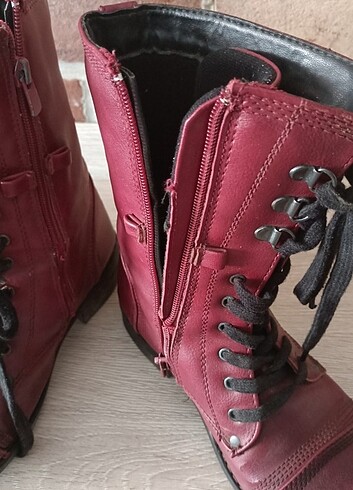 38 Beden bordo Renk bayan bot çizme
