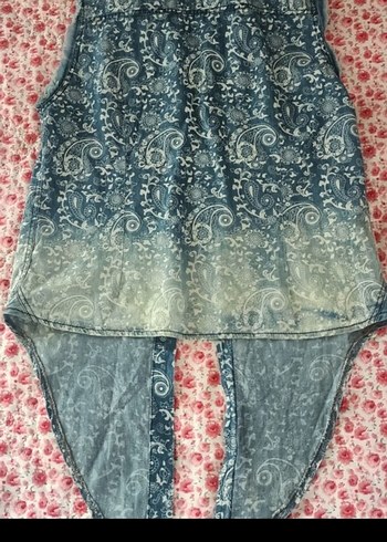 Düğmeli Batik Desenli kız çocuk gömlek - Görsel 2