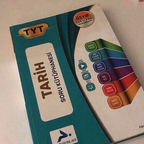 paraf yayınları tyt tarih test kitabı