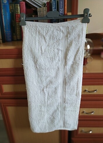 Beden beyaz Renk Sıfır banyo havlusu.