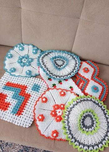 Sıfır renkli El Yapımı banya lifleri. - Görsel 2