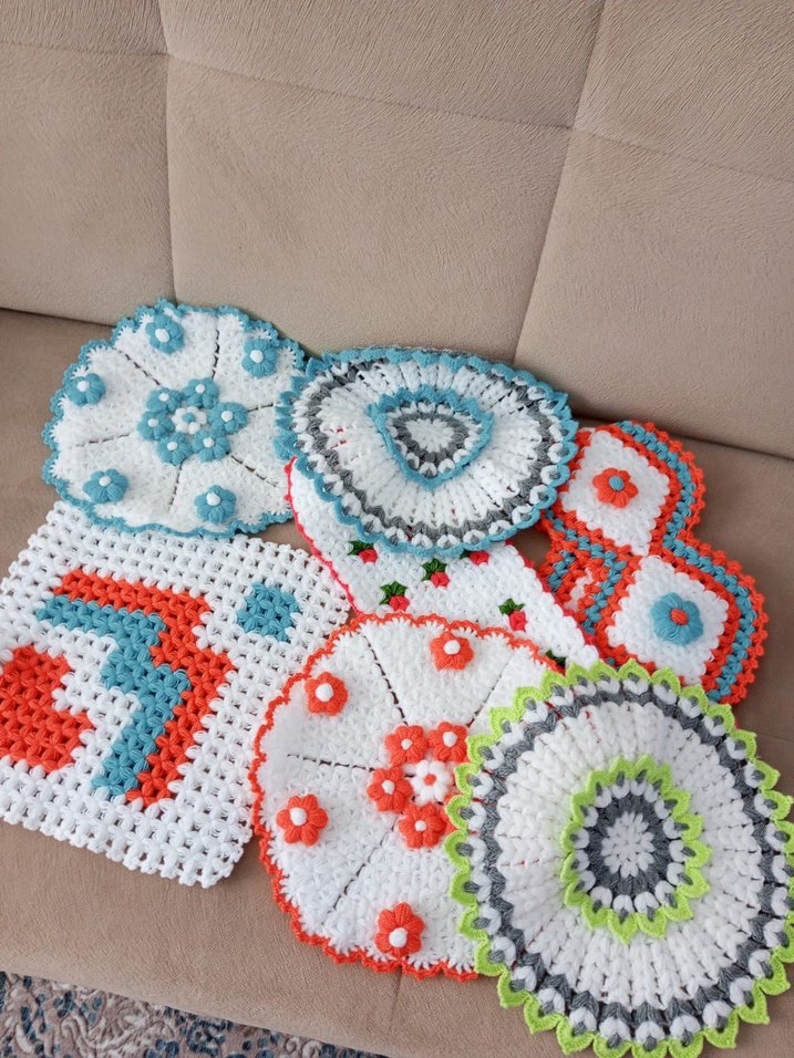 Sıfır renkli El Yapımı banya lifleri. - Görsel 2