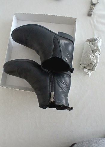 Bayan siyah bot. - Görsel 9