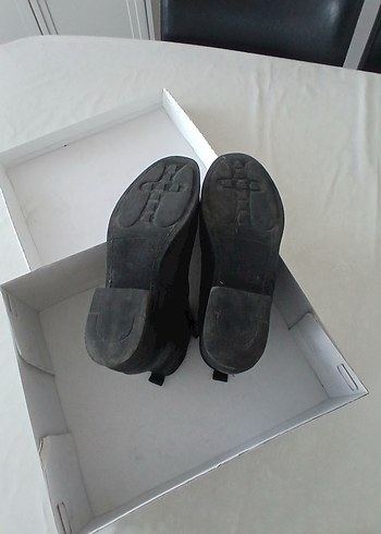 Bayan siyah bot. - Görsel 10