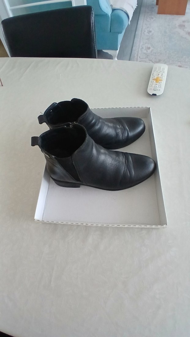 Bayan siyah bot. - Görsel 5
