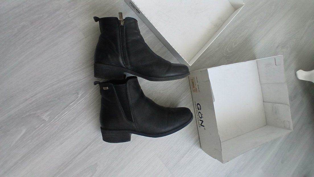 Bayan siyah bot. - Görsel 4