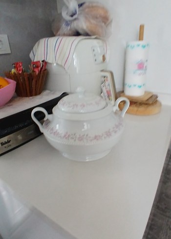 Porselen çorba tenceresi kütahya marka kaliteli. - Görsel 7