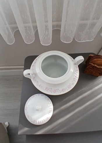 Porselen çorba tenceresi kütahya marka kaliteli. - Görsel 6