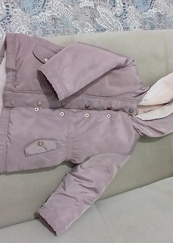 Kız Çocuk Kapüşonlu mont LCW Waikiki marka. - Görsel 8