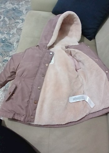 Kız Çocuk Kapüşonlu mont LCW Waikiki marka. - Görsel 3