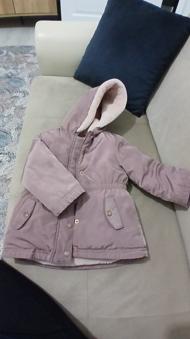 Kız Çocuk Kapüşonlu mont LCW Waikiki marka. - Görsel 4