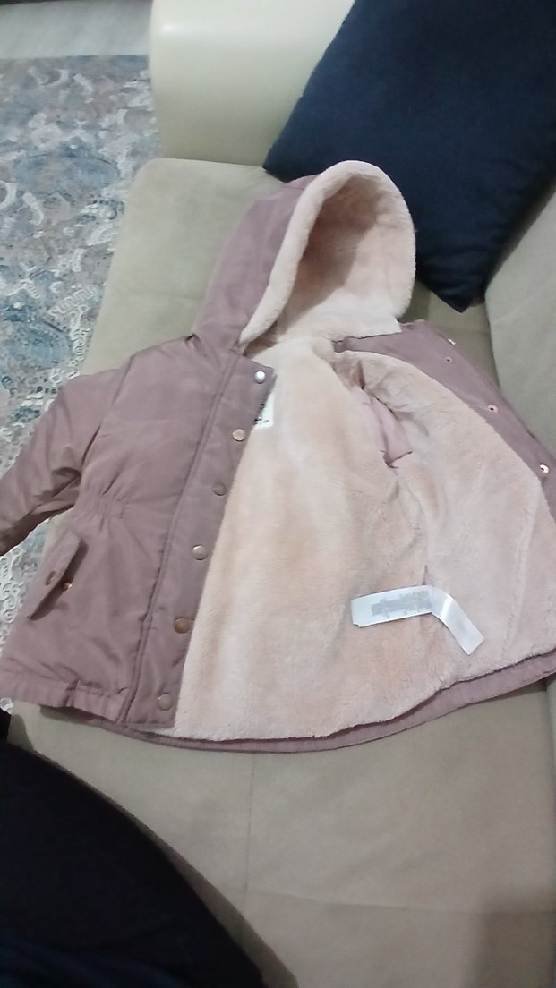 Kız Çocuk Kapüşonlu mont LCW Waikiki marka. - Görsel 3