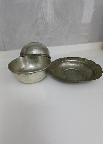 Bakır kase ve tabak 3 tane fiyatı. - Görsel 2