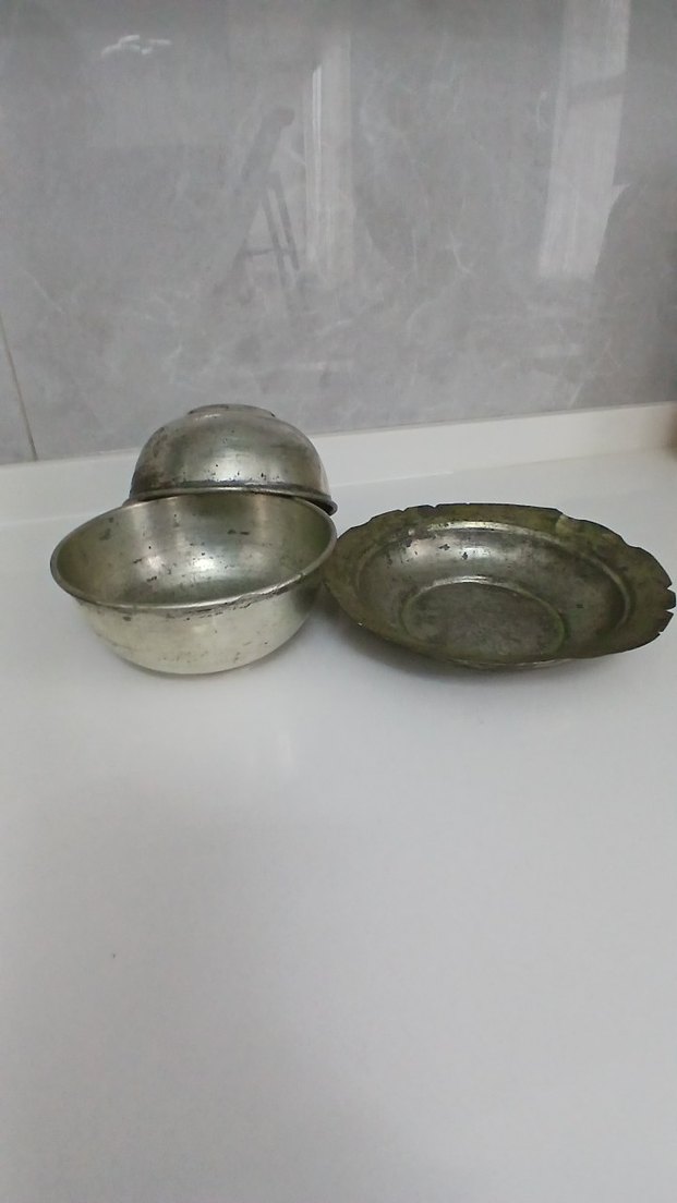 Bakır kase ve tabak 3 tane fiyatı. - Görsel 2