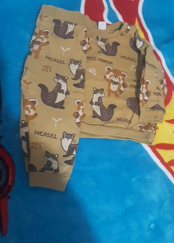 Kahverengi Baskılı Çocuk Battaniyesi - Görsel 2