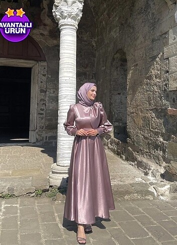 Tesettür abiye elbise 