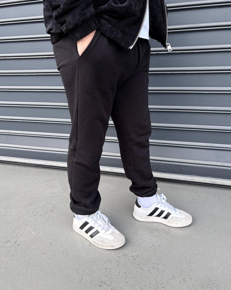 Siyah Erkek Rahat Kesim Eşofman Altı - Görsel 2