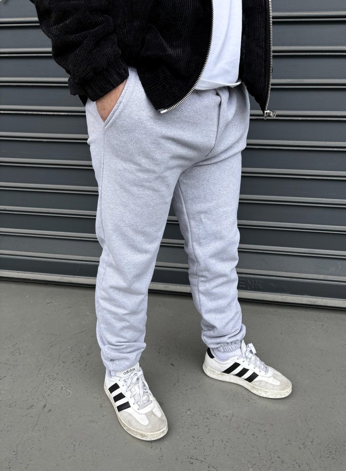 Gri Erkek Rahat Kesim Eşofman Altı - Görsel 3