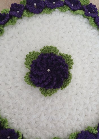 Mor Çiçekli lif - Görsel 10