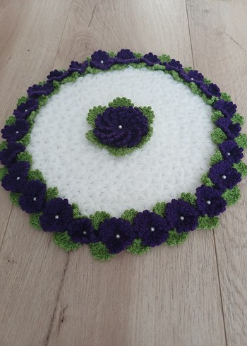 Mor Çiçekli lif - Görsel 7