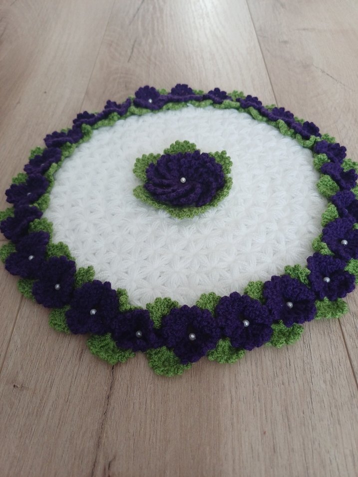 Mor Çiçekli lif - Görsel 2