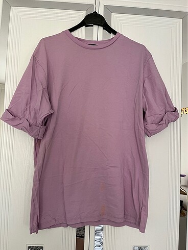 Lila oversize tişört