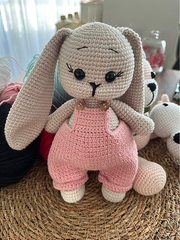  Beden Renk Amigurumi tavşan oyuncak