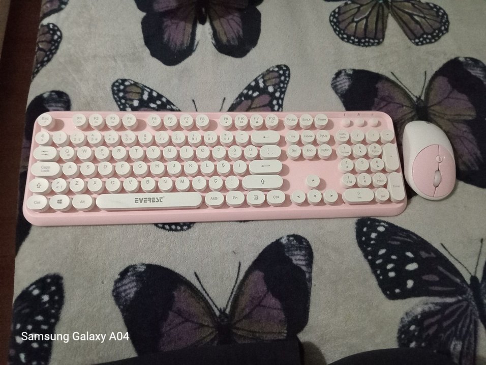 Pastel Pembe EVERESE A04 Klavye - Görsel 2